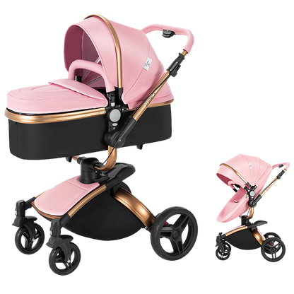 R906 Newborn Stroller Pink