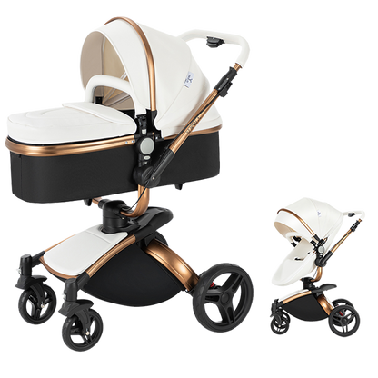 R906 Newborn Stroller White