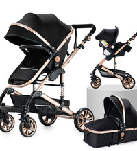 Travel System Baby Stroller and Infant Car Seat Black