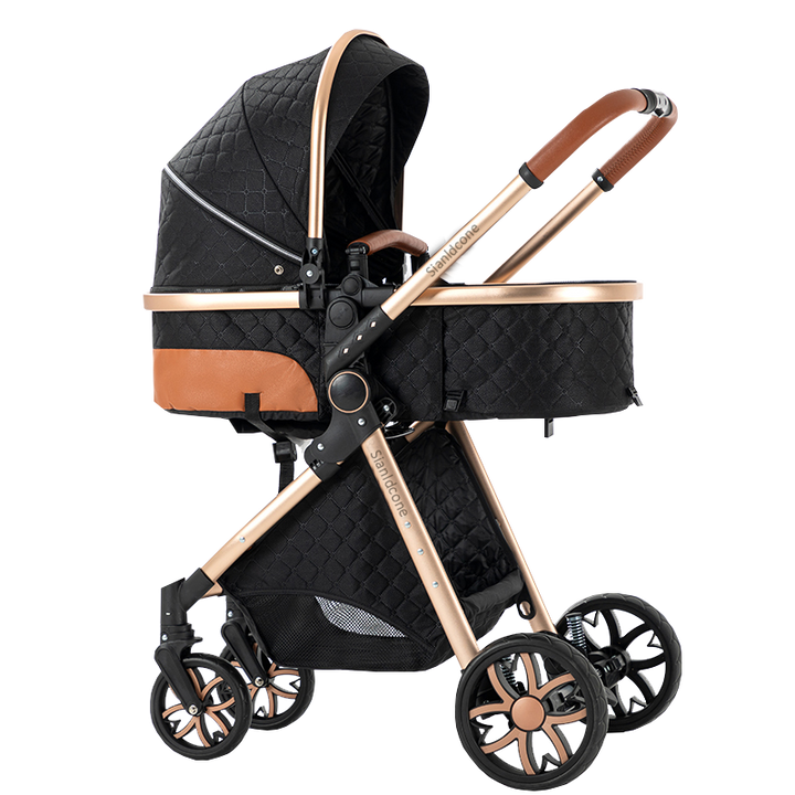 Sianldcone Adjustable Canopy Stroller-black