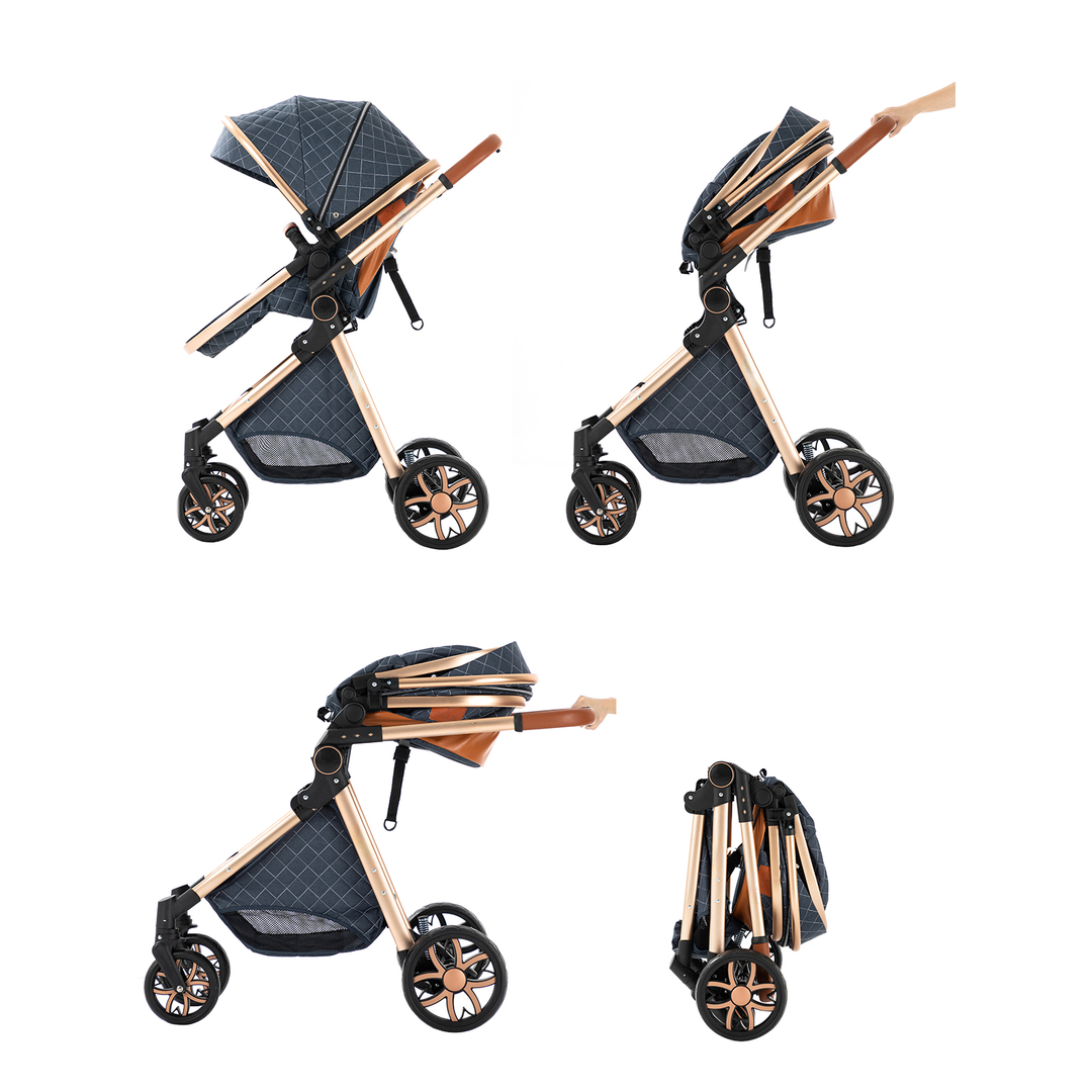 the details of Sianldcone Adjustable Canopy Stroller