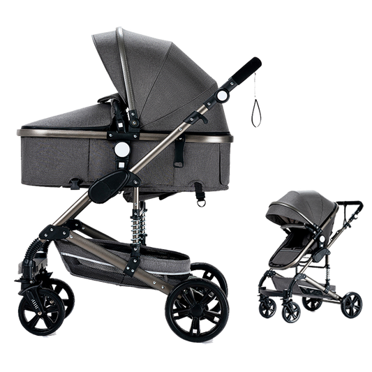 Sianldcone R739 Newborn Stroller - Grey
