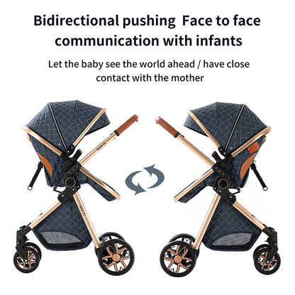 Infant Stroller with bidrectional pushing