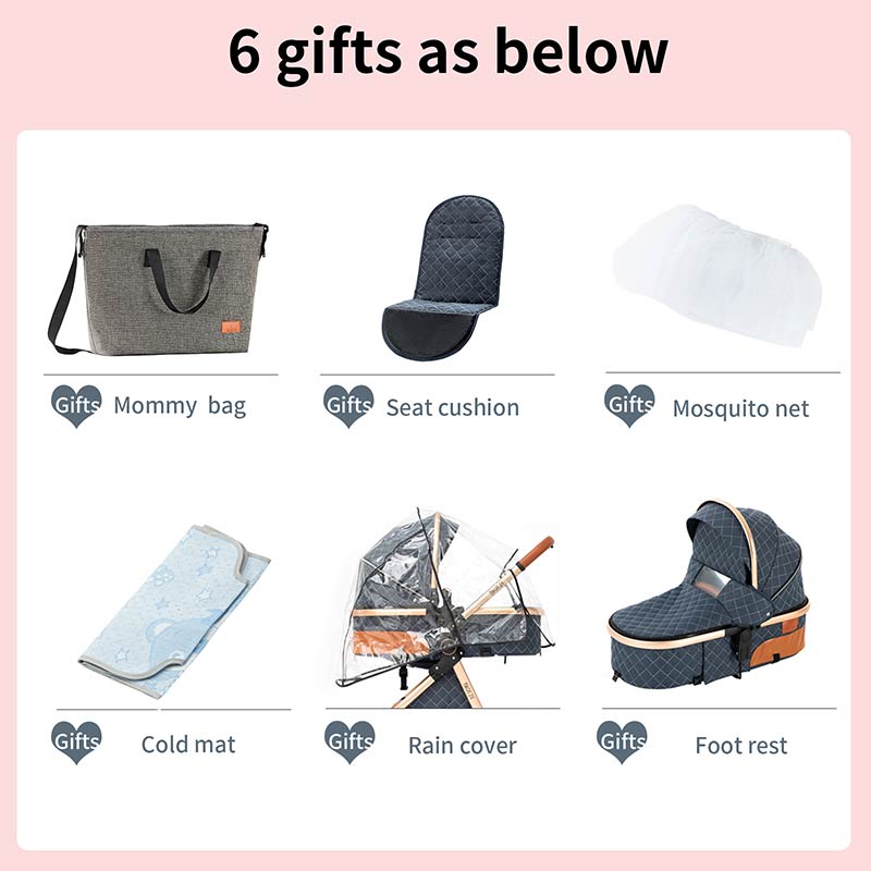 Infant Stroller include 6 gifts