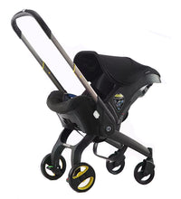 4 In 1 Baby Stroller Car Seat Combo Portable Infant Travel Stroller Black