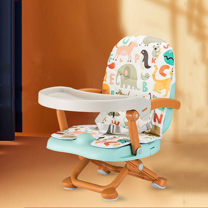 Baby Dining Chair Mini Portable Children's Dining Chair Compact Fold Travel Booster Seat