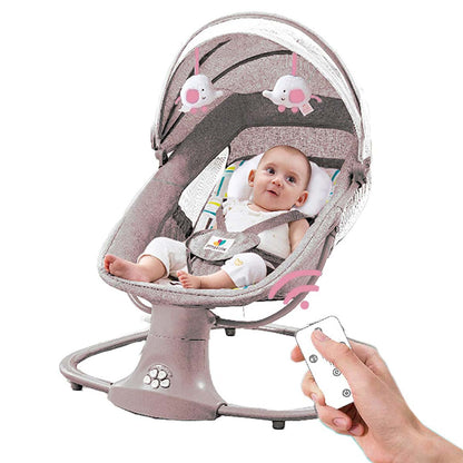 Smart Electric Baby Swing Rocker Chair Multifunctional Adjustable Infant Reclining Cradle