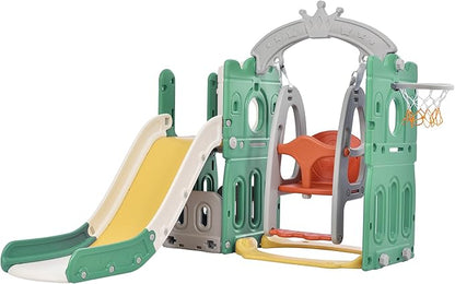 MagicZC® Tower Baby Slide and Swing Indoor