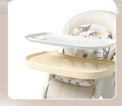 high chair double plate