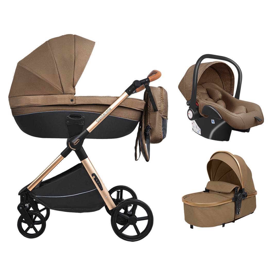 Carrycot 3-in-1 Baby Stroller with Bassinets