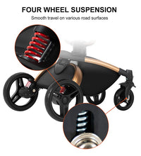 four wheel suspension