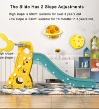 Kids Slide and Swing Baby Plastic Long Slide Indoor Outdoor Toddler Climber Baby Playground Activity Center