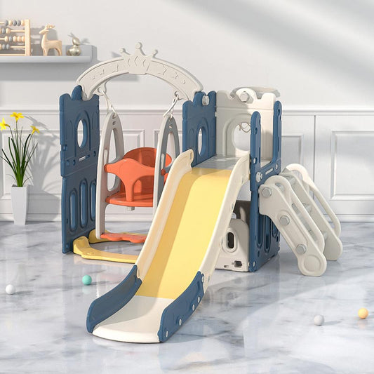Freestanding Baby Slide Multi-function Children's Slide Swing Set Indoor Slide for Toddlers